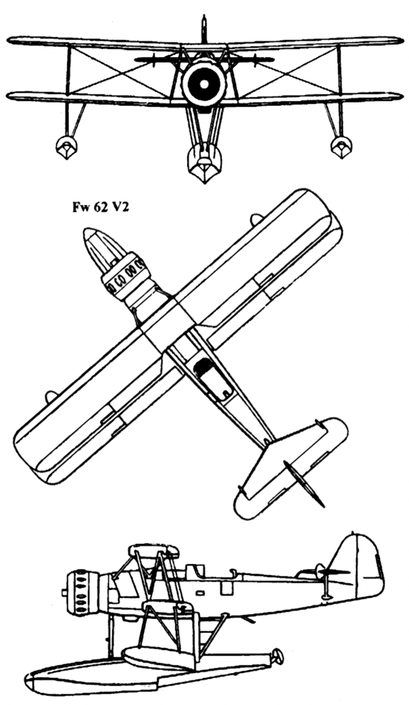 Focke -Wulf Fw 62 Single Float Version