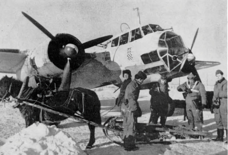 Dornier Do 17Z of Croat manned 15 KG53 in Russia