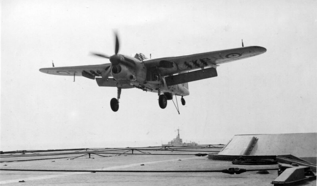 Fairey Barracuda Mk. III RJ772 landing