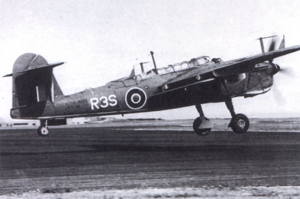 Fairey Barracuda Mk.II DR116 of 710 Sqn Ronaldsway Aug 1945