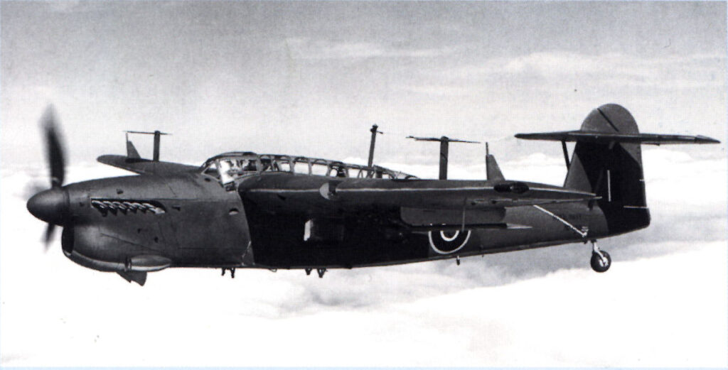 Fairey Barracuda Mk.II MD893 on a flight test