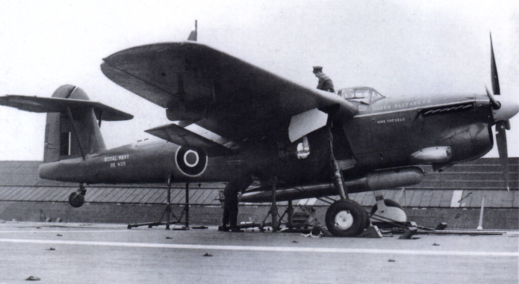 Fairey Barracuda Mk.II 'Queen Elizabeth' of HMS Theseus ship's flight 1946