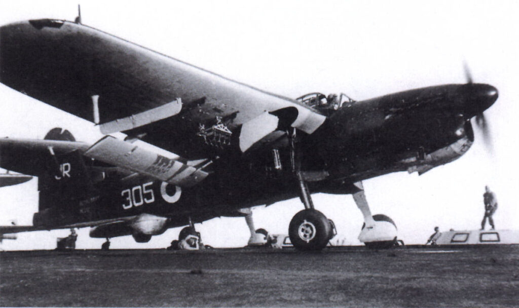 Fairey Barracuda Mk.III ME261 of HMS Illustrious 815 Sqn