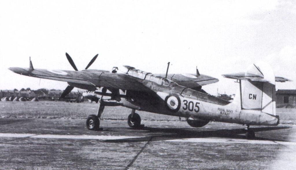 Fairey Barracuda TR.III RJ921 of 815 Sqn Eglinton Northern Ireland