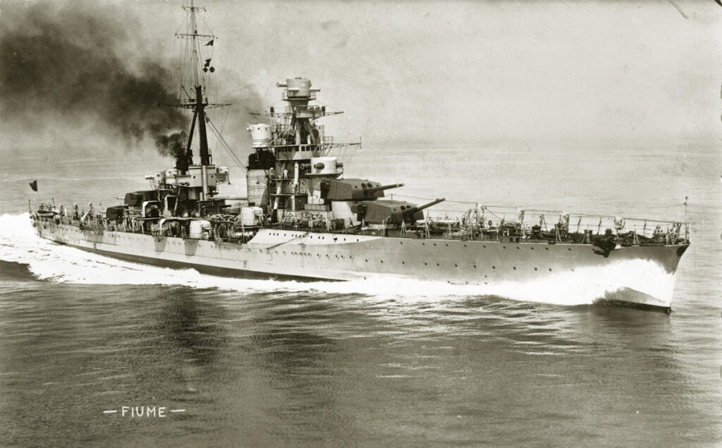 Fiume undergoing speed trials