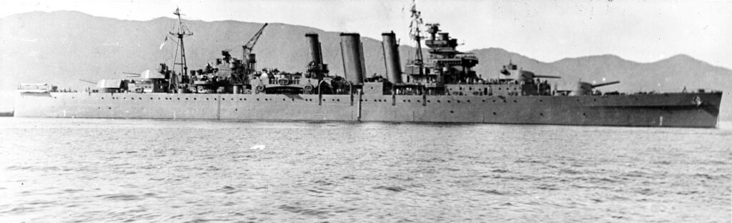 HMAS Shropshire in 1944