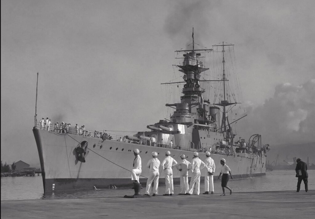 HMS Hood visiting Hawaii, June 1924