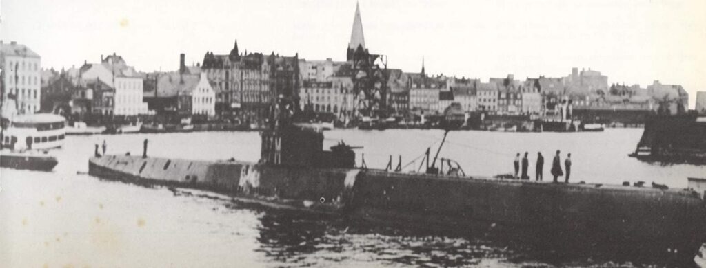 HMS Seal in Kiel after her capture