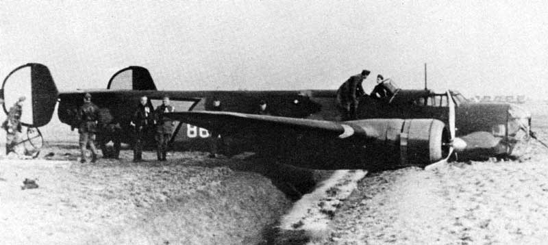 Fokker T.V 864 Crashed