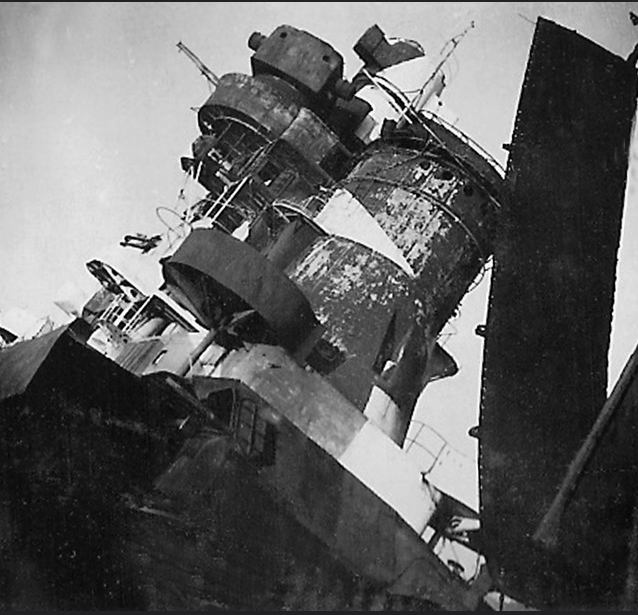 The wreck of Gorizia