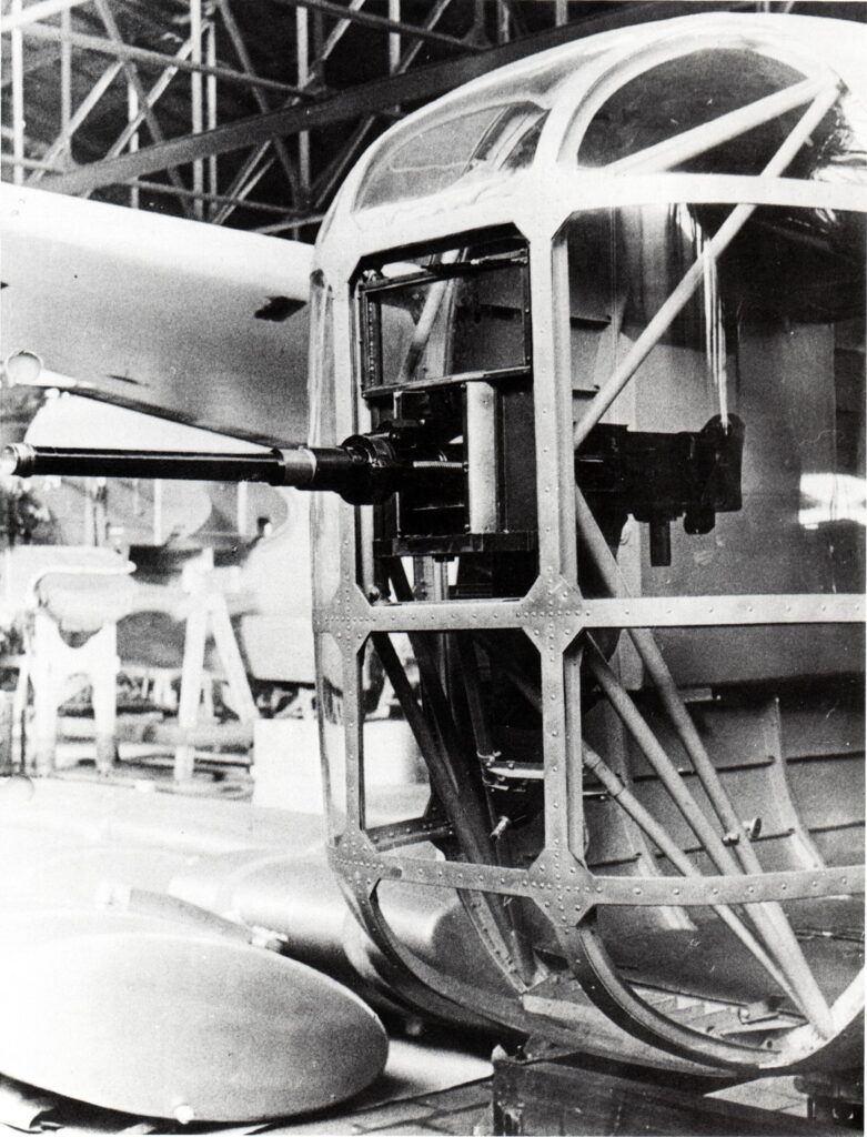 Fokker T.V 20mm nose cannon