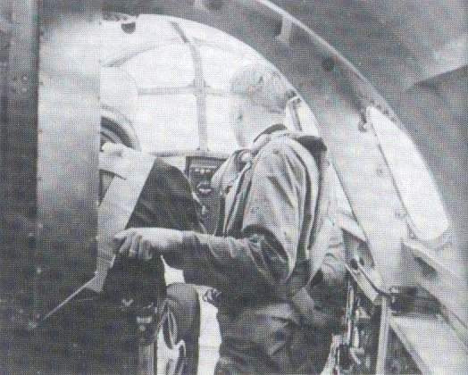 Fokker T.V Cockpit