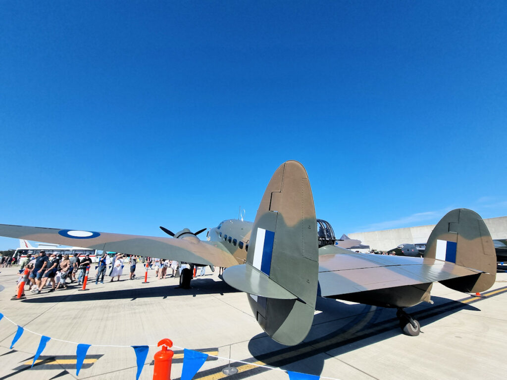 Lockheed Hudson VH-KOY / A16-211 at the Newcastle Williamtown Air Show November 2023