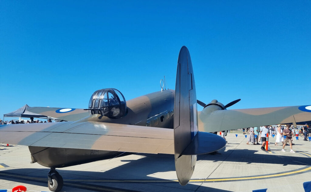 Lockheed Hudson VH-KOY / A16-211 at the Newcastle Williamtown Air Show November 2023