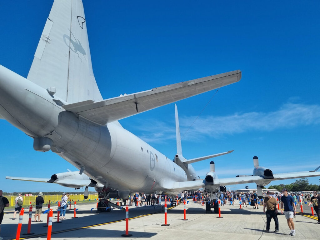 Lockheed AP-3C Orion at the Newcastle Williamtown Air Show November 2023