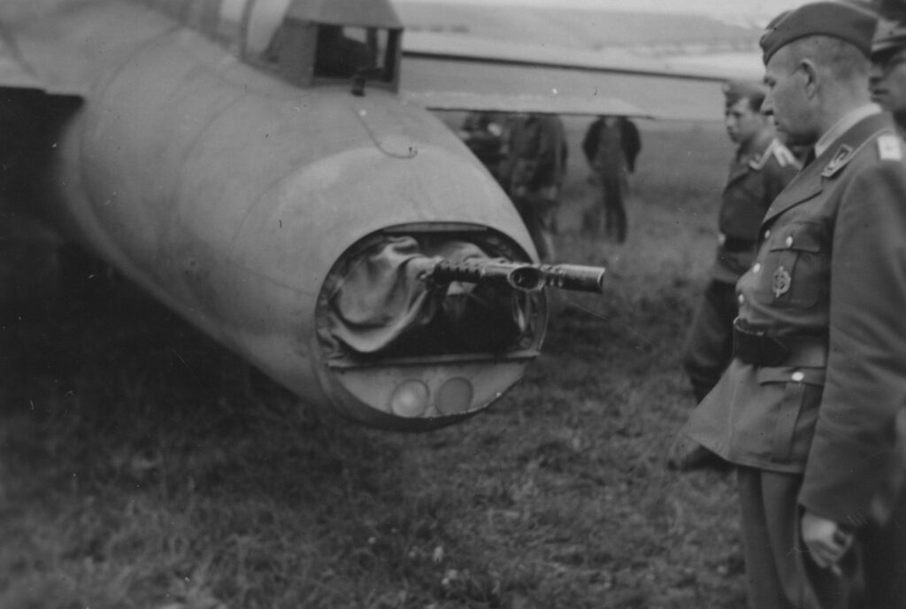 Boeing B-17F 41-24585 Wulfe Hound during a July 1943 airfield tour for familiarization purposes