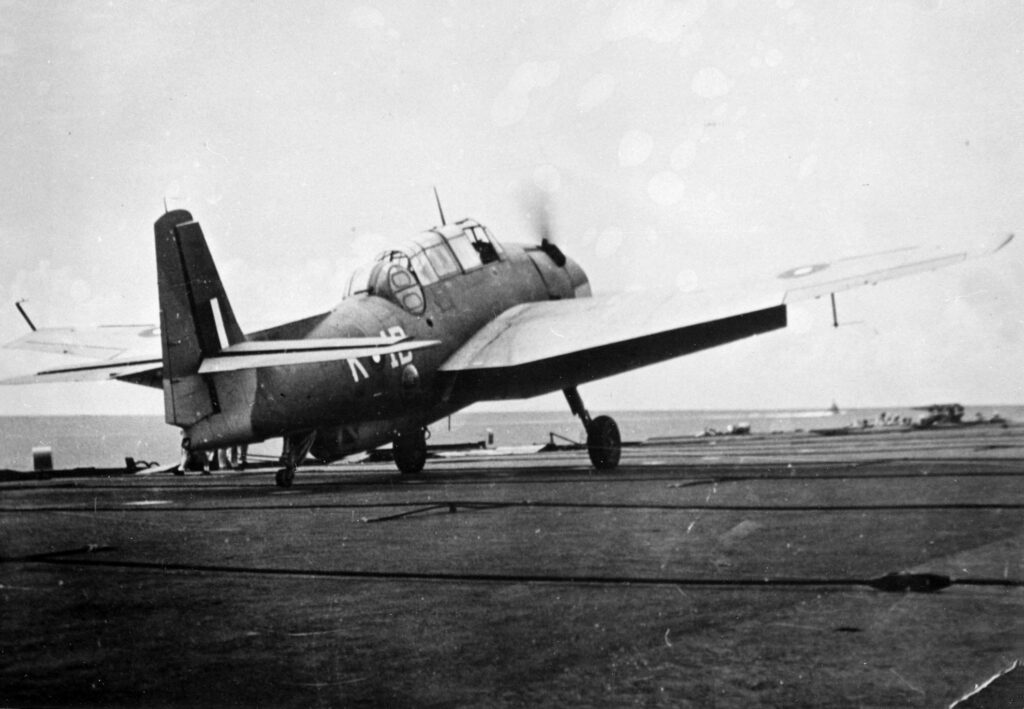 Grumman Avenger from 832 NAS on HMS Victorious