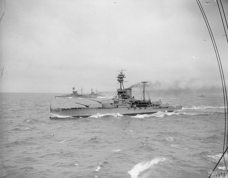 HMS Royal Sovereign, HMS Resolution and HMS Revenge, WWI