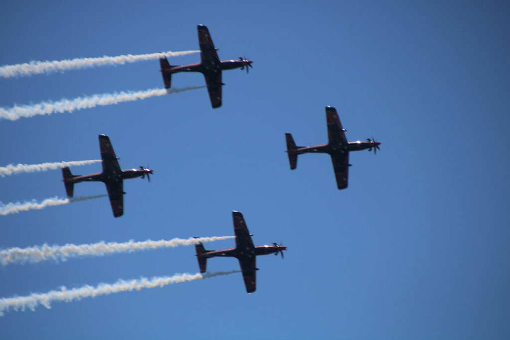 RAAF Pilatus PC-21 Roulettes Aerobatic Team