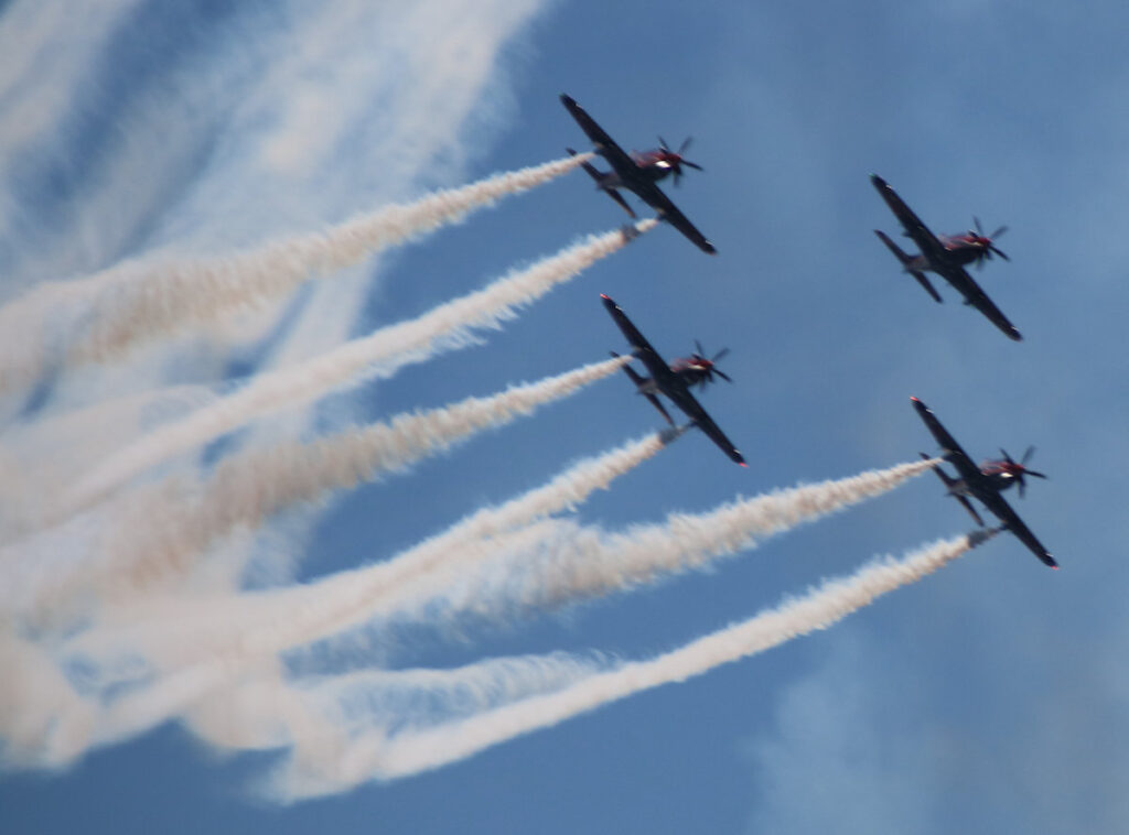 RAAF Pilatus PC-21 Roulettes Aerobatic Team