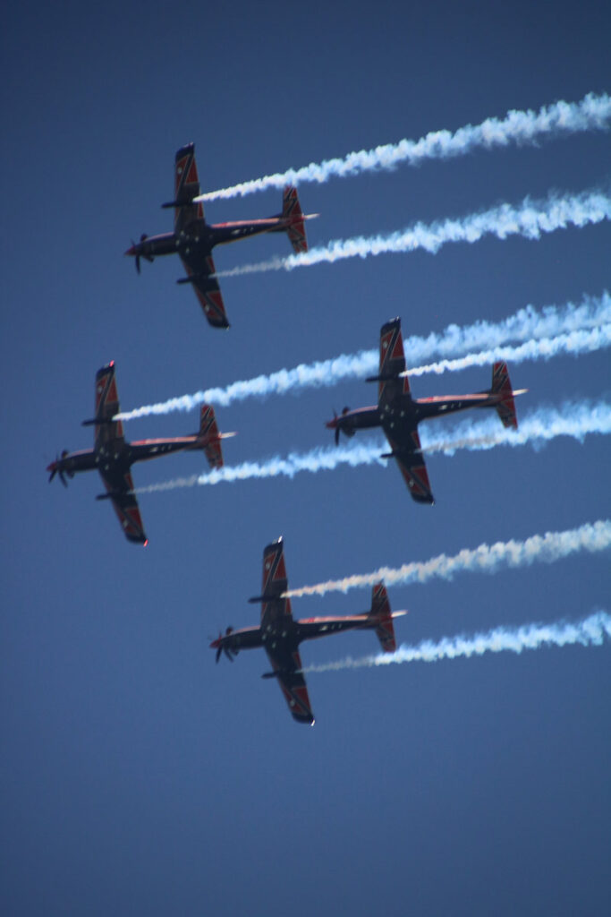 RAAF Pilatus PC-21 Roulettes Aerobatic Team