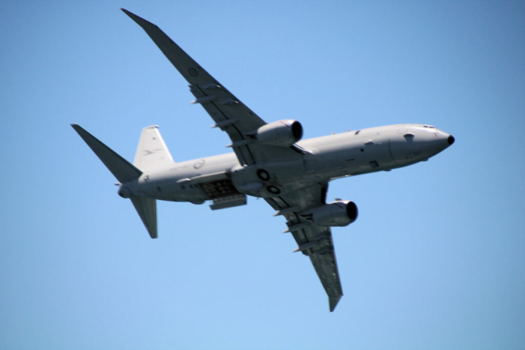 Boeing P-8 A47-007 RAAF Newcastle Williamtown Air Show November 2023