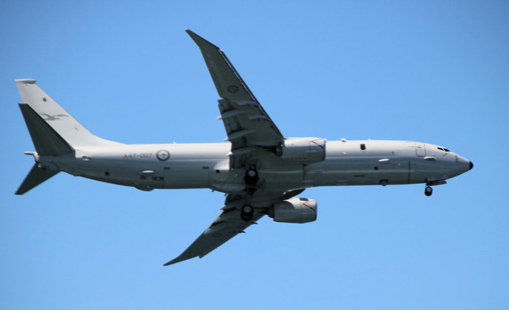 Boeing P-8 A47-007 RAAF Newcastle Williamtown Air Show November 2023