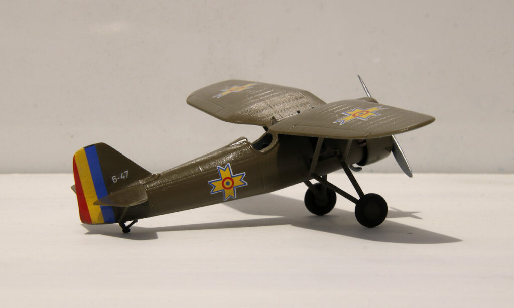 PZL P.7a 1/72 Scale Model by MasterCraft. Completed in Romanian Markings