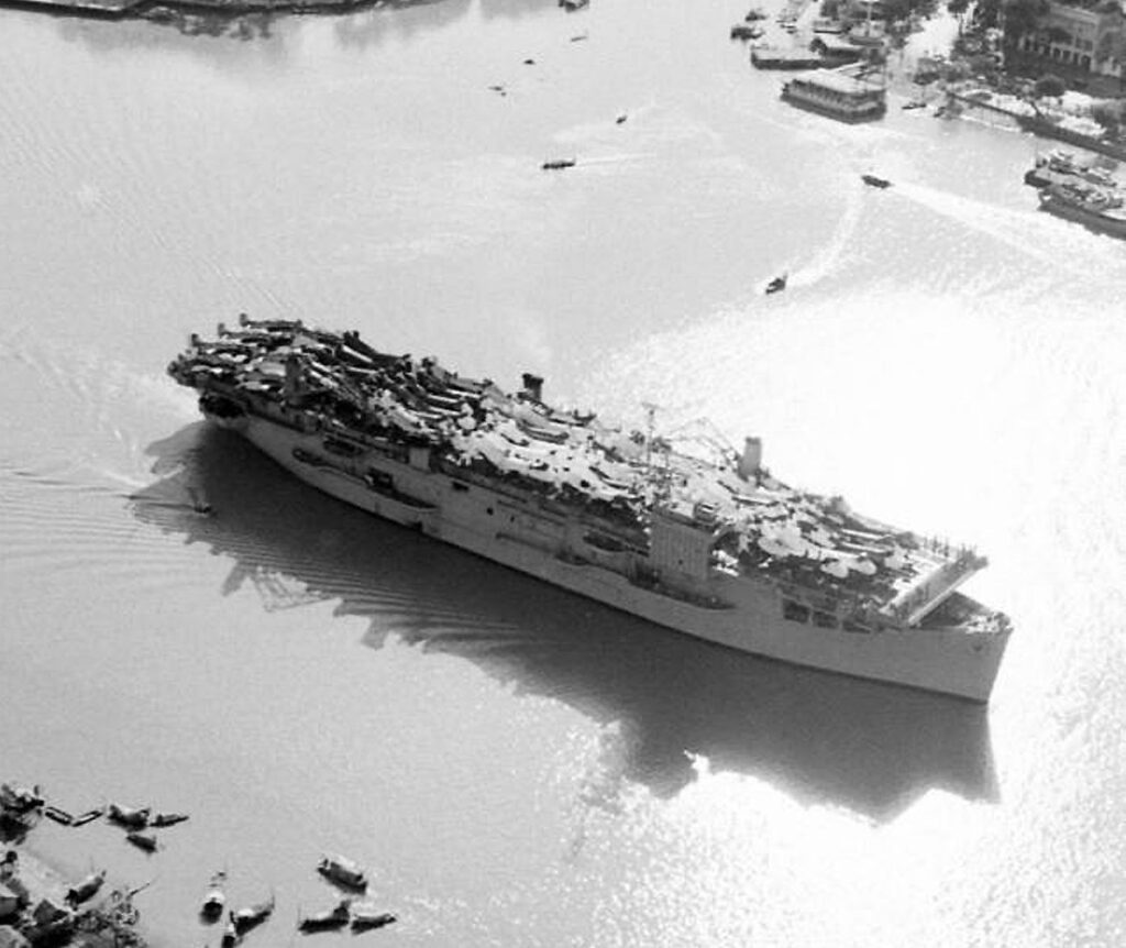 USNS Core (T-AKV 41) in Saigon River