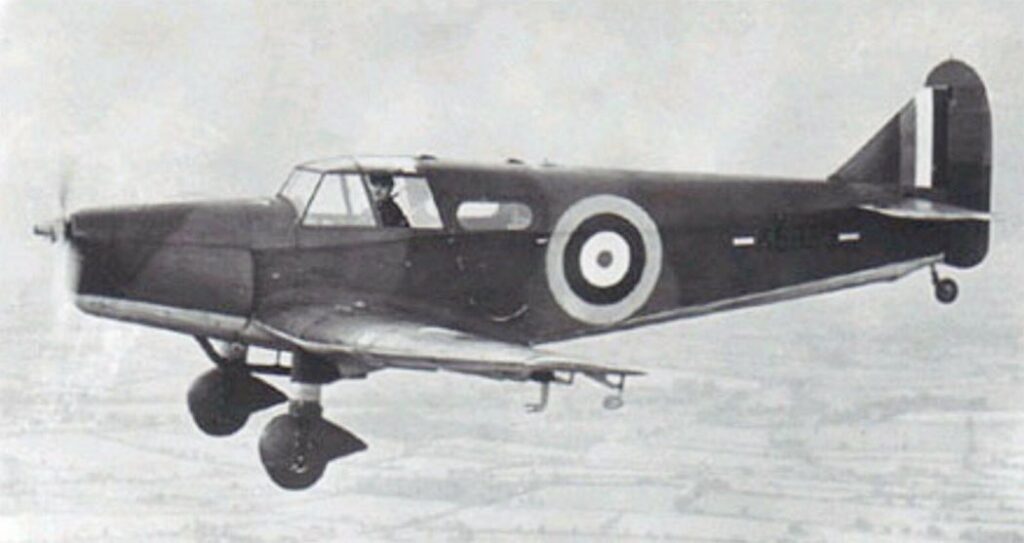 Parnall Heck 2C communications monoplane as operated during the war