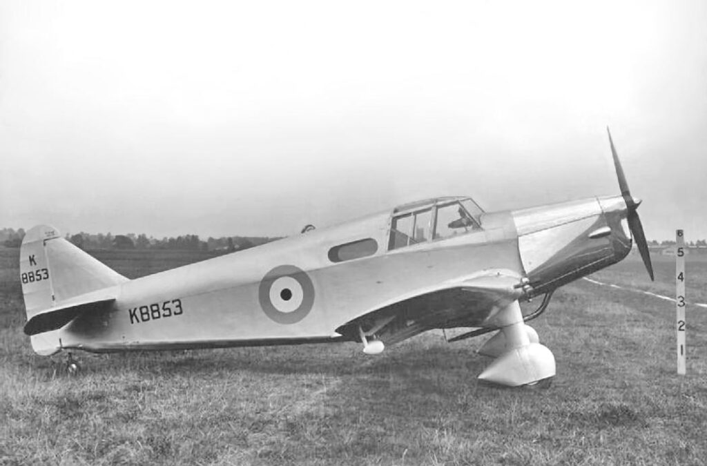 Parnall Heck 2C (K8853) built to an Air Ministry contract and used for experimental purposes