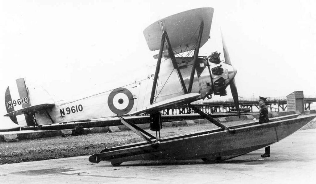 Parnall Plover N9610. The only production Plover in amphibious configuration