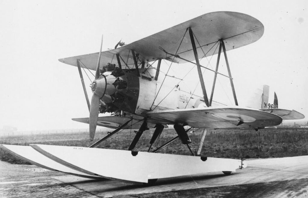 Parnall Plover N9610. The only production Plover in amphibious configuration