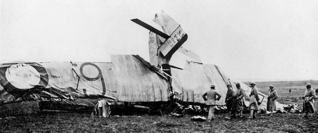 Crashed Salmson-Moineau S.M.1