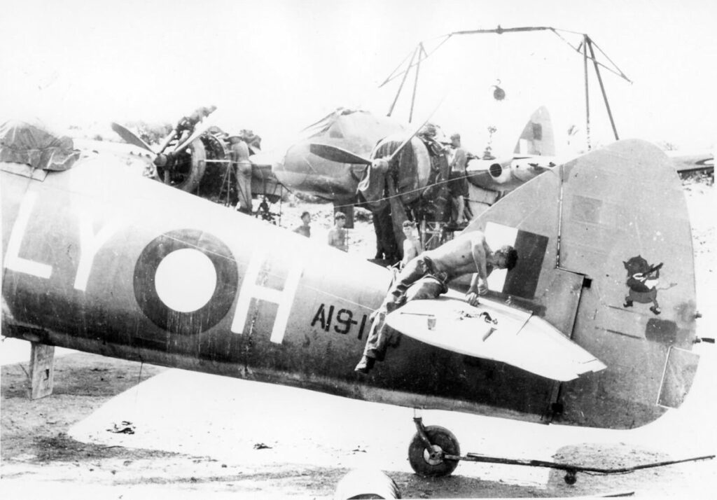 Beaufighter A19-120 ex T5338, code LY-H of 30 Squadron RAAF 26 December 1943