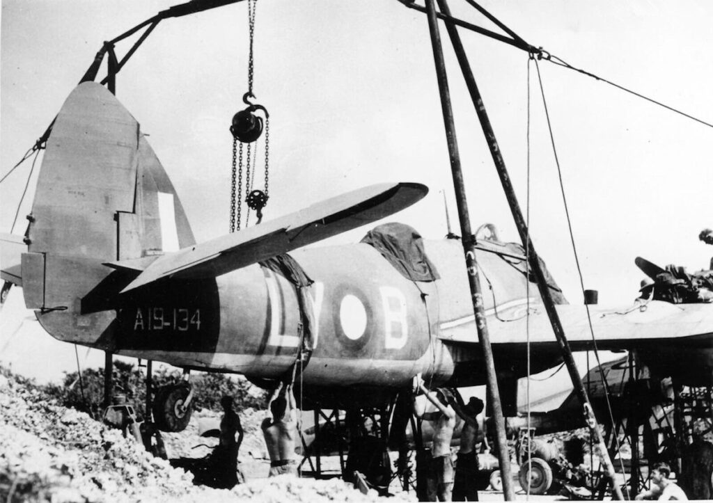 Beaufighter A19-134 ex JL854 LY-B 30 Squadron RAAF 16 December 1943