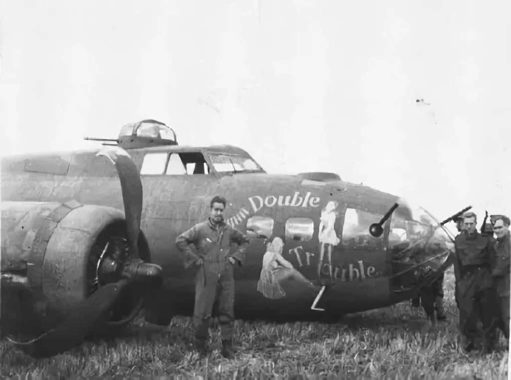 Double Trouble B-17 Flying Fortress 42-3082 of the 333BS/94BG