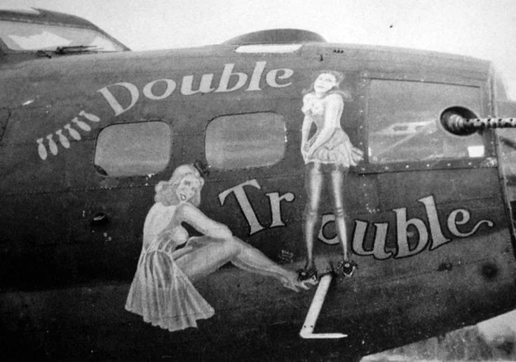 Double Trouble B-17 Flying Fortress 42-3082 of the 333BS/94BG