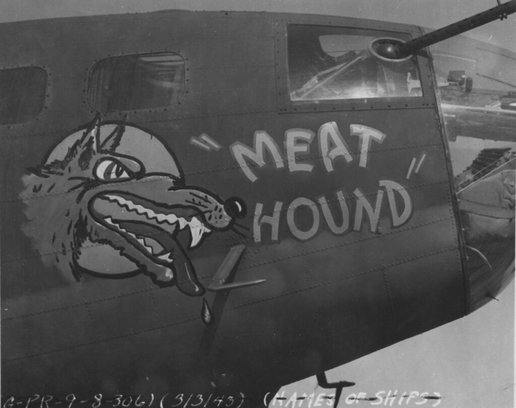 Meat Hound Boeing B-17F-55-BO 42-29524 358BS/303BG VK-K