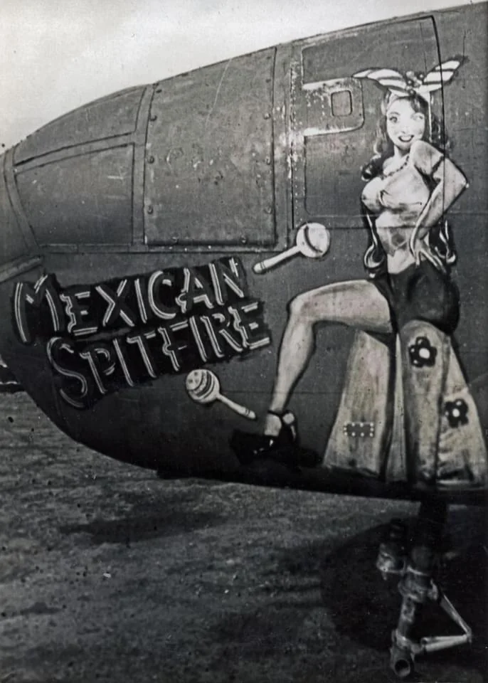 Mexican Spitfire North American B-25D-20 Mitchell s/n 41-30592 of the 5th Air Force, 345th BG, 500th BS