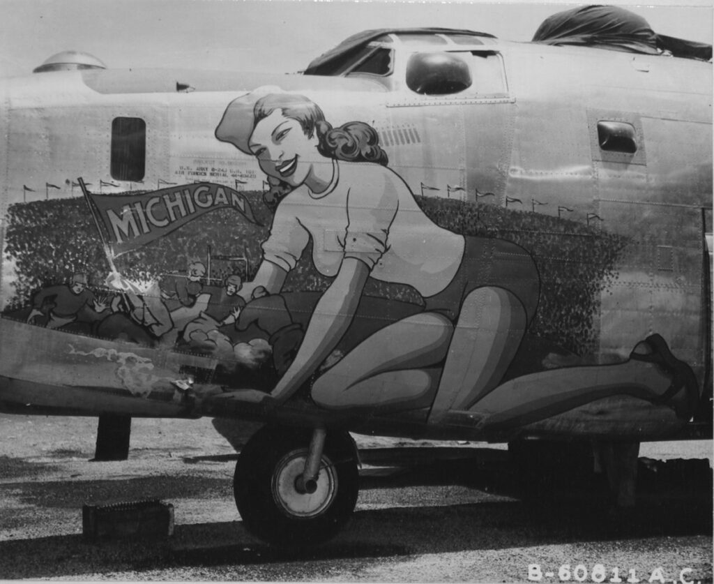 Consolidated B-24J-161-CO Michigan 44-40429 of the 64BS 43BG in the Pacific Theater 5th AF