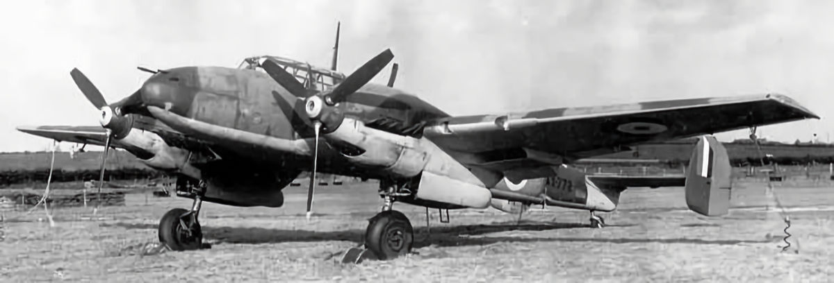 Messerschmitt Bf 110 C-5 in RAF markings