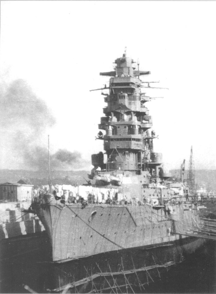 Hiei in drydock November 1941