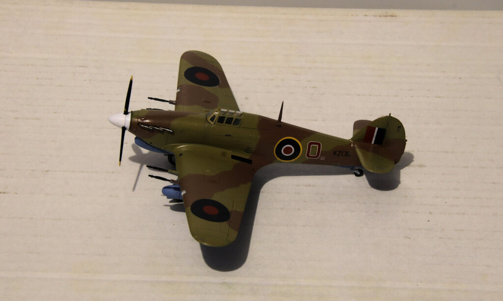 Hawker Hurricane Mk.IIC 336 (Greek) Squadron RAF. Desert Air Force Egypt 1944. Revell 1:72 Scale