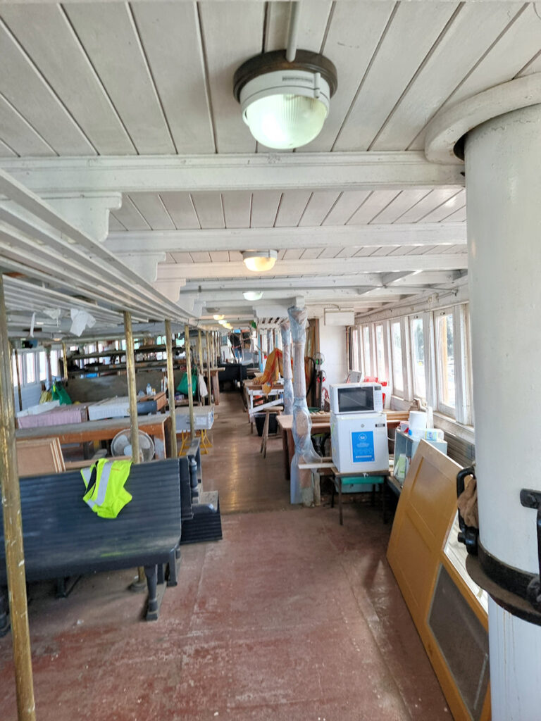 Interior of the upper deck