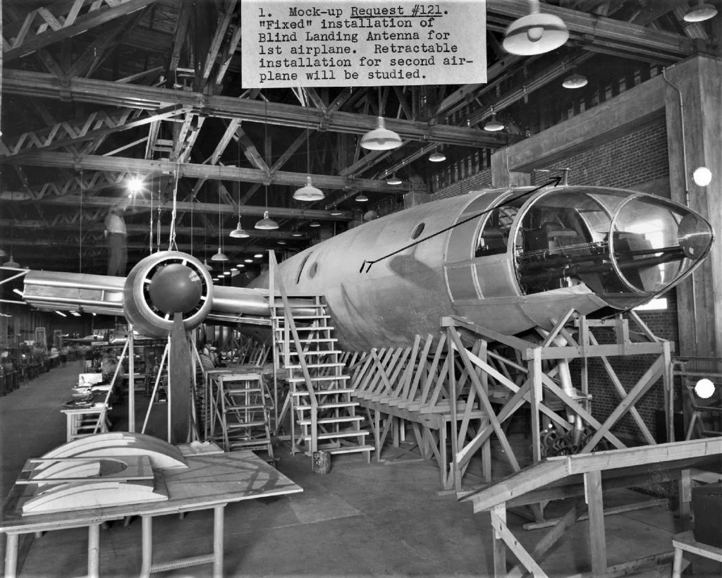 Full-scale mock-up of the XF-12