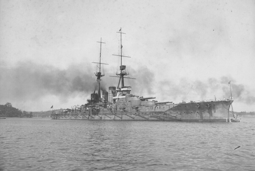 Haruna at Yokosuka, Japan 1916