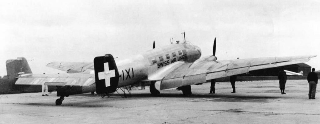 Swiss Air Lines Junkers Ju 86B-0 HB-IXI