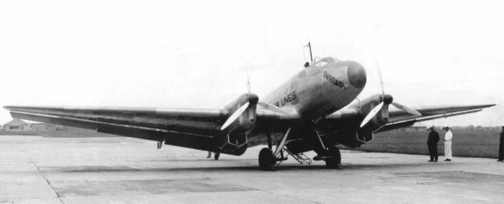 Swiss Air Lines Junkers Ju 86B-0