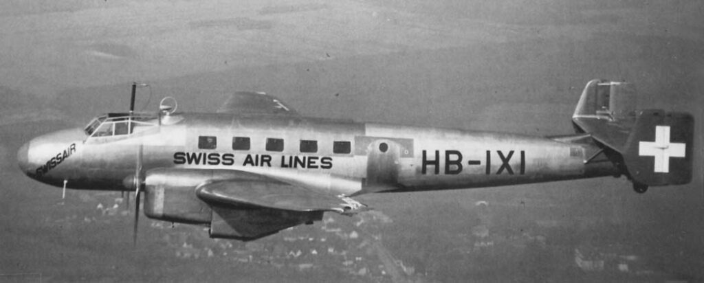 Swiss Air Lines Junkers Ju 86B-0 HB-IXI